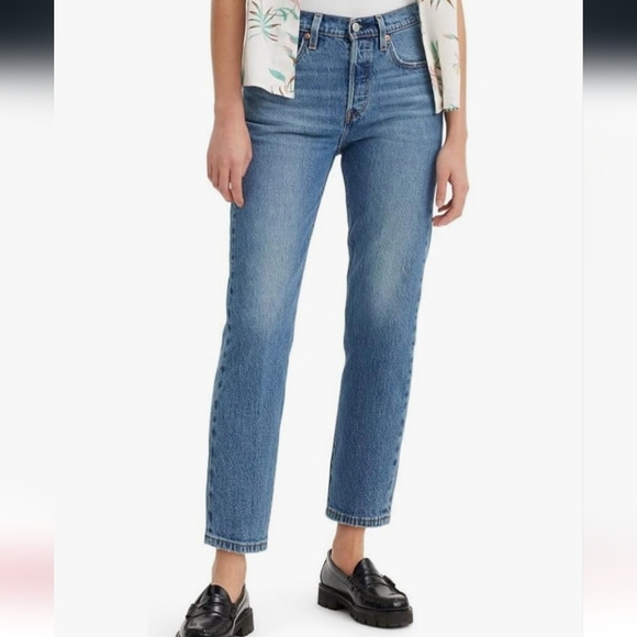 Levi's Denim - Levi's 501 Women's Crop Blue Jeans NWT